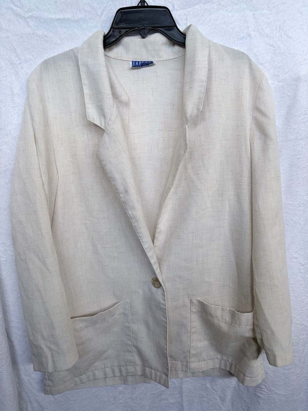 Cape Cod Sportswear Blazer Jacket Beige Neutral